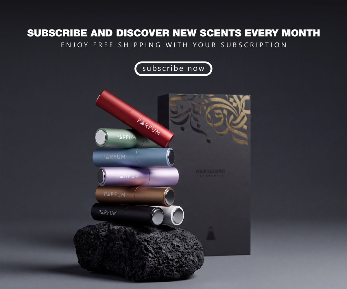 Subscribe and discover new scents every month – PARFUM refillable atomizers