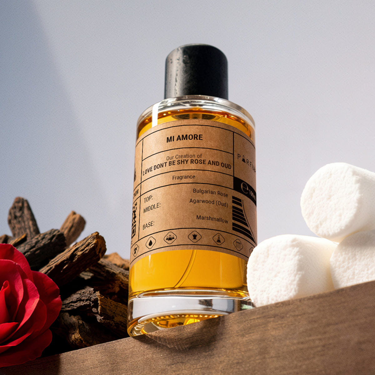 Our Creation of Kilian's Love Dont be Shy Rose and Oud