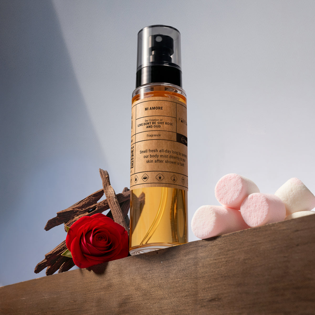 Our Creation of Kilian's Love Dont be Shy Rose and Oud