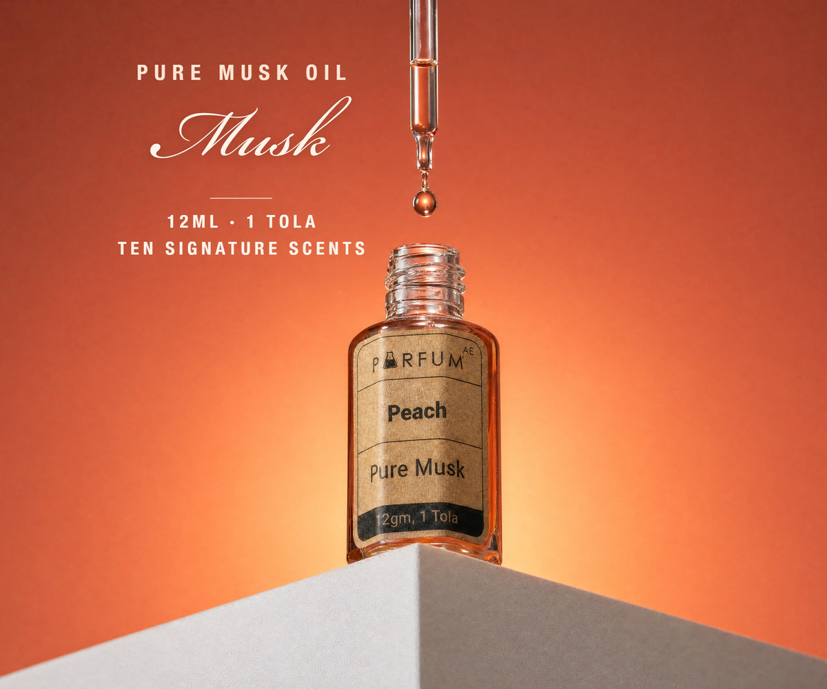 Pure Musk Oil collection mobile banner